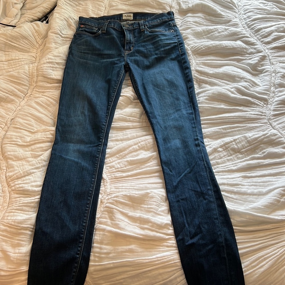 Hudson shine mid rise skinny jeans